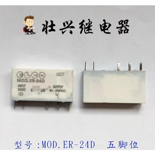 ELCO Relay MOD-ER-24D 5A 5PIN 24VDC
