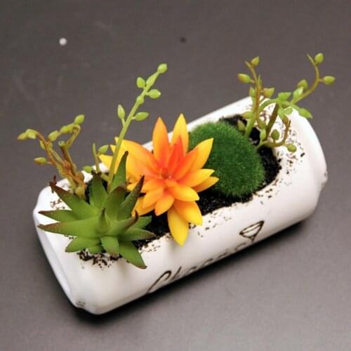 Reen Artificial Succulents Plants DIY Unpotted Small Bonsai Home Garden Desktop Table Party Decoration Fake Plants