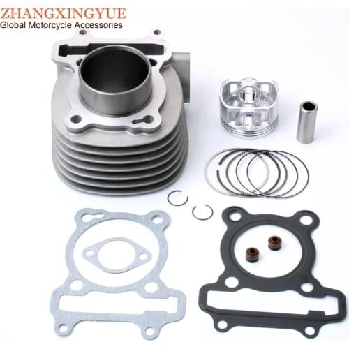 Scooter 52.4mm Cylinder Kit for SYM Fiddle 3 125 ORBIT 2 125cc 12100-ARA-000 13101ARA000 13010ADB00
