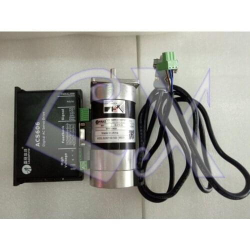 Original Leadshine 120W DC Brushed Servo Motor Driver kit DCM50207D-1000 + DCS810 0.35Nm 2900rpm 30.3V for CNC Machine