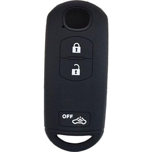 New Silicone Key Fob Remote Case Cover 3 Button For Mazda 2 3 5 6 CX-3 CX5 CX-5