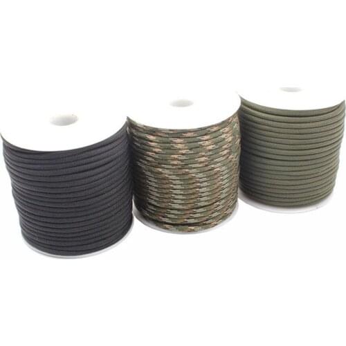 GEGEDA 7 stand Paracord 550 4mm rope 100FT Paracord Parachute Cord Lanyard Rope Climbing Camping survival equipment kit