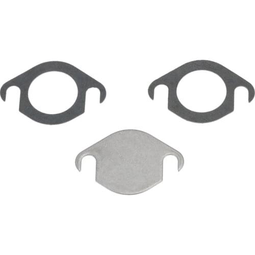 EGR Valve Blanking Block Plates Car Accessories Stainless Steel Silver Kit with 2Gasket for VW AUDI SEAT SKODA VOLVO GALAXY TDI