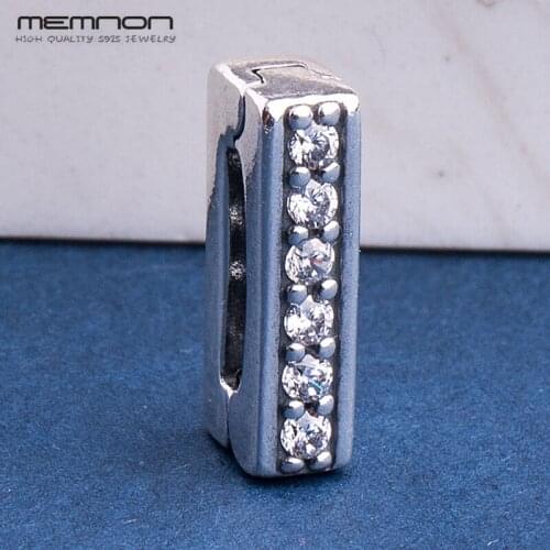 Reflexions style collection Timeless charms 925 sterling Silver clip beads fit silver charm bead bracelets DIY Memnon Jewelry