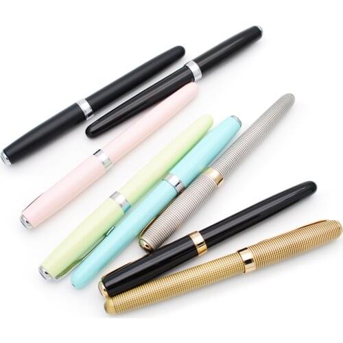 JINHAO 601a Retro Chain Mail Fountain Pen F Nib Ink Pen