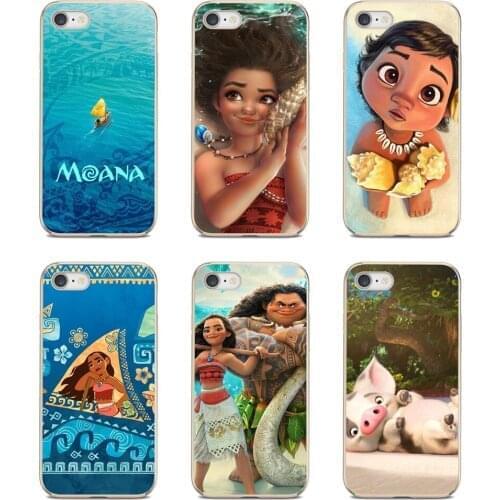 For Samsung Galaxy A12 A31 A41 A51 A71 A20e A21s M30 A10 A30 A40 A50 A60 A70 Silicone Phone Skin Case Moana-Cartoon