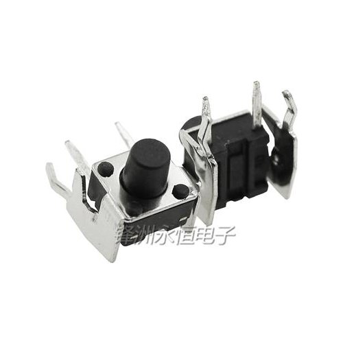 20Pcs Tact Switch 6*6*6mm Horizontal with Bracket Tactile Push Button Switches 6x6x6mm Micro Switch
