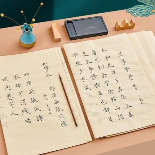Shou Jin Ti Brush Calligraphy Copybook Set Chinese Classics Poems Practice Book Thousand Characters Heart Sutra Caligrafia China