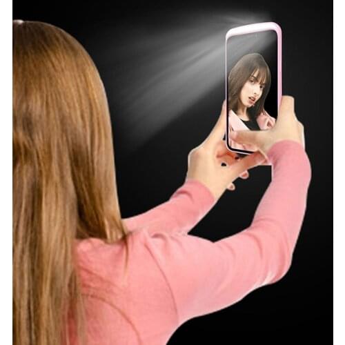 Fill light Mobile Phone Case For Iphone 12 Pro Max Selfie Beauty Flash Cell Phone Case for Internet Celebrities Live Show Famous