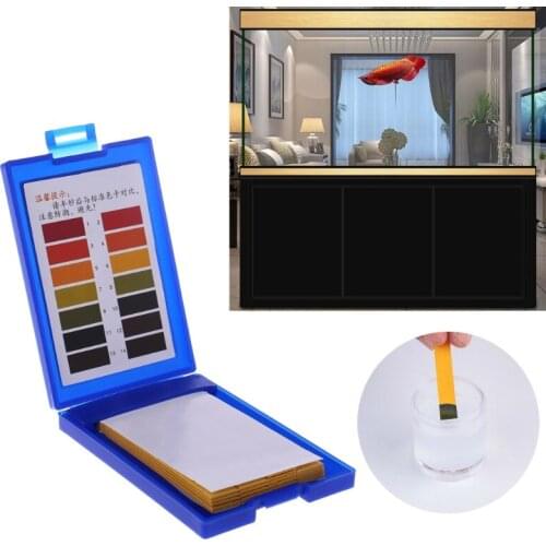 1-14 PH Test Paper Tropical Aquarium Fish Tank Water Testing Kit 80pcs-M15