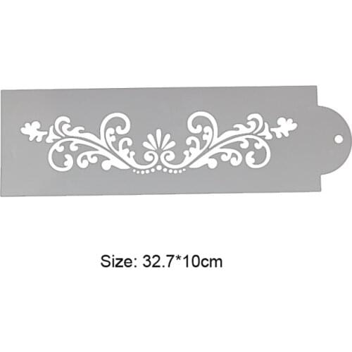 1pc Corolla Stencils Bullet Journal Decoration Template DIY Scrapbook Diary Doodle Painting Template Baking Tools Reusable