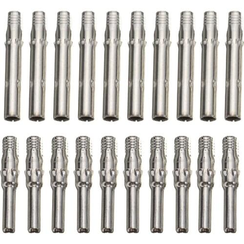 10 Pairs Pin Solar Connector Terminal Male Female Connector Compatible with Solar Panel PV