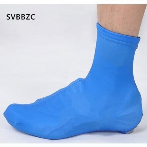 2018 Summer Cycling Shoe Cover Men Women Quick Dry Cycling Shoe Covers Blue Pro Racing mtb Bike Overshoes