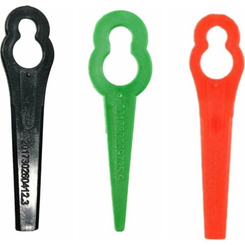 2021 New Trimmer For Grass Lawn Mower 100 Pcs / set Grass Cutting Blade Replacement Blade Plastic String Blades Garden Tools