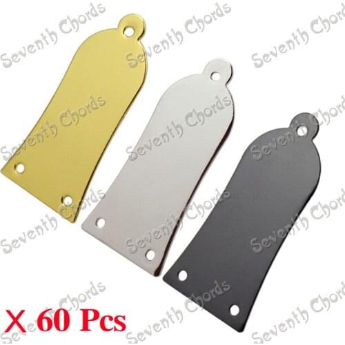 60 Pcs 3 Screw Hole Bass Guitar Truss Rod Cover Plate - Chrome - Black - Golden For Choose - Guitar part