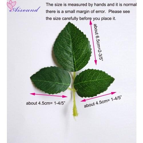 Aisound Fast Shipping 400pcs Artificial leaf to Make boutonnieres Door Wreaths Wedding Decoration DIY flower supplies Wholesale