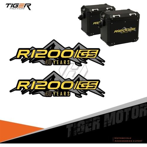 For BMW Motorrad Aluminum Box R1200GS R1250GS ADV 40 Year Decals Motorcycle Sticker