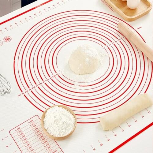 Large Baking Mat 60x80cm Silicone Kneading Pad Non-Stick Rolling Dough Mat Cake Pastry Pads Baking Sheet Pasteleria Accesorios