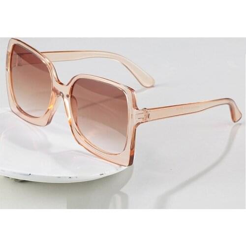Brand Design Trend Shield Oversized Sunglasses Women Men Square Sun Glasses Female Oculos One Piece Eyewear UV400