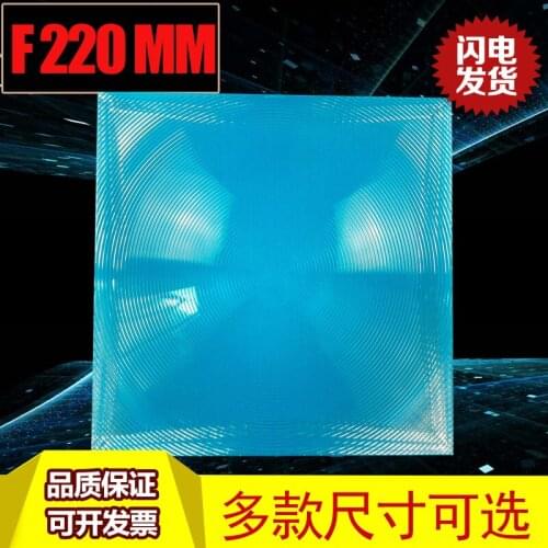 Focal Length 220mm LED Illumination, Imaging Plane Magnification, Concentrating, and Fresnel Lens, Fine-threaded Optical Lens