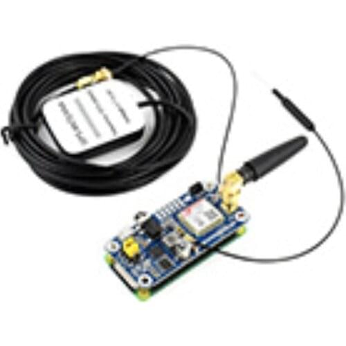 GSM / GPRS/ GNSS/ Bluetooth HAT for Raspberry Pi Bluetooth 3.0 Supports SMS phone call GPRS DTMF HTTP FTP MMS email GPS COMPASS