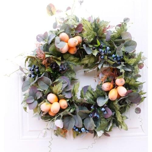 Home Artificial Plants Wreath Artificial Garland for Wedding Decoration Home Party Decor Fall Wreath Christmas Decoration Wreath