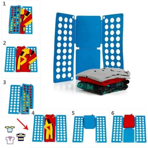 Quality Adult Kids Magic Clothes Folder T-Shirt Jumpers Organizer Fold Save Time Quick Clothes Folding Board Clothes Holder