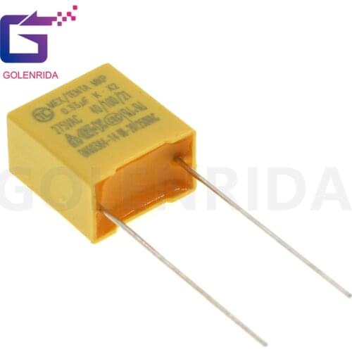 10pcs 330nF capacitor X2 capacitor 275VAC Pitch 10mm X2 275V Polypropylene film capacitor 0.33UF 334K