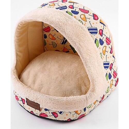 Puppy Cave Winter Warm Soft Material Pet Dog Sleeping Bed Thick Mat Top Quality dog beds for small dogs