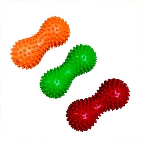 1PC PVC Peanut Massage Ball Muscle Relex Spiky Massage Ball For Yoga Gym Trigger Point Massager Hand Foot Fitness Balls Exercise