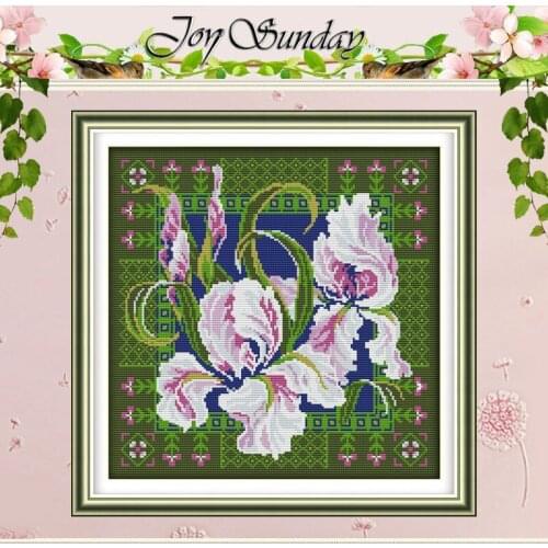 Orchids(8) Patterns Counted Cross Stitch 11CT 14CT Cross Stitch Set Wholesale flower Cross-stitch Kit Embroidery Needlework