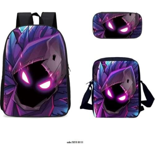 School Backpacks Fortnites Student Backpack Unisex Men Women Knapsack Schoolbag Game Fighre Printed Bookbag Anime Bookbag Gift