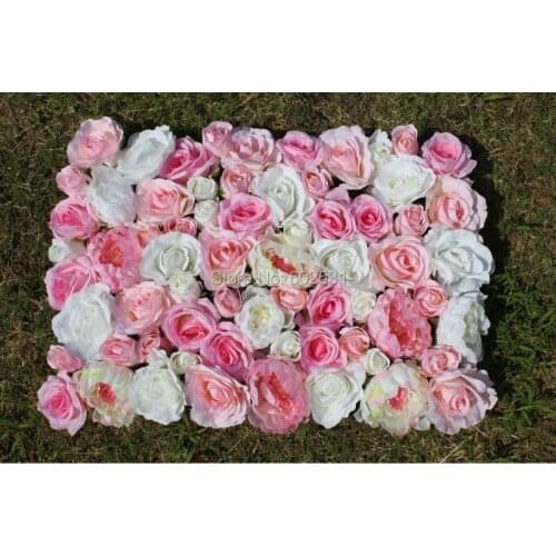 SPR Free Shipping Artificial silk rose flower wall peony wedding background lawn/pillar flower road lead market decoration