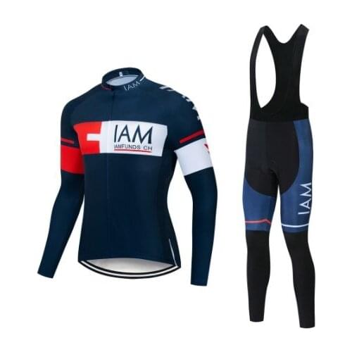 Spring And Autumn Team Riding Suit Mens Long-sleeved Jersey Suit Outdoor Riding Bicycle Mountain Bike Clothes Pants Suit