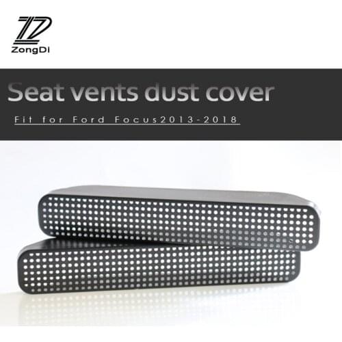 ZD 2pcs For 2012-2017 2018 Ford Focus 3 MK3 Accessories car seat air conditioner air outlet protective cover sticker