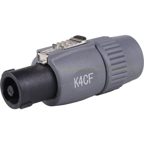 2PCS 4pin Ohm connector K4CF for speaker box microphone Stereo System
