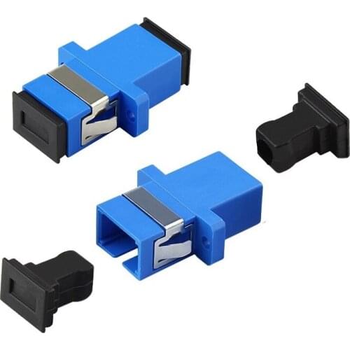 20pcs/lot Single Mode SC to SC UPC Connector SC Flange Fiber Optical Coupler