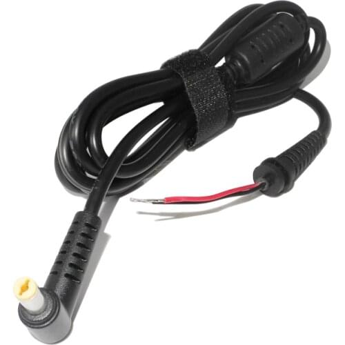 5.5x1.7mm 5.5*1.7mm DC Power Charger Plug Cable Connector 90 Right Angle Cord for Acer Laptop Adapter