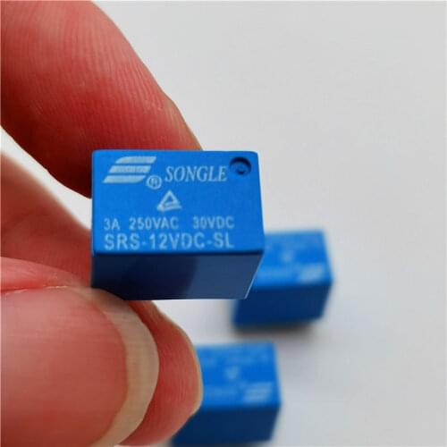 5pcs circuit board DIY Srs-05 12 24 vdc-sl sh one group conversion 6-pin 4100 series relay 3A for household appliances