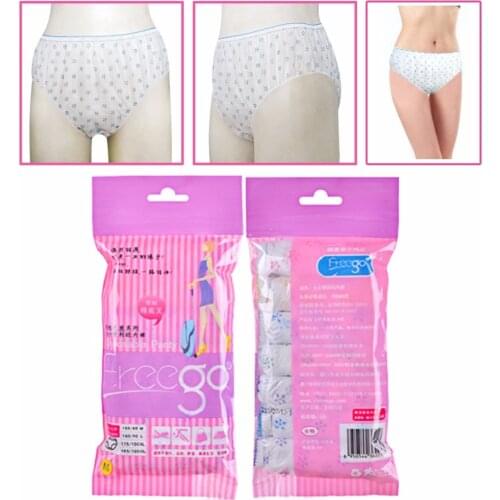 7Pcs Cotton Pregnant Disposable Underwear Panties Briefs Prenatal Postpartum Underpants