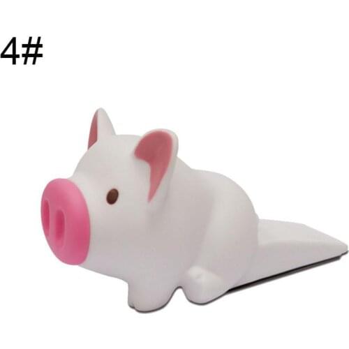 Cute Dog Pig Mouse Cat Shape Door Stopper Holder Hard PVC Doorstop Wedge Gift