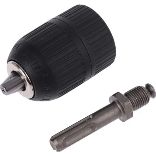 SDS Plus Shank to 1/2" 20 UNF Keyless Chuck Adapter Impact Drill 3-Jaw 2-13mm power hammer drill Dropship New
