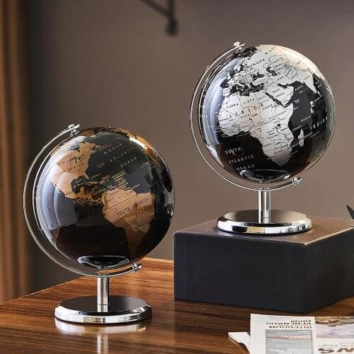Home Decoration Accessories Learning Globe Kids Study Desk Decor World Map Geography Kids Education Living Room Decoration