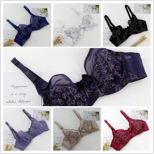 BALDAUREN Big Breasts Show Small Bra,Thin Underwear,Gathered Side Breast,Anti-Aagging,Ultra-Thin Sexy Bra,Big Size Fat Sister