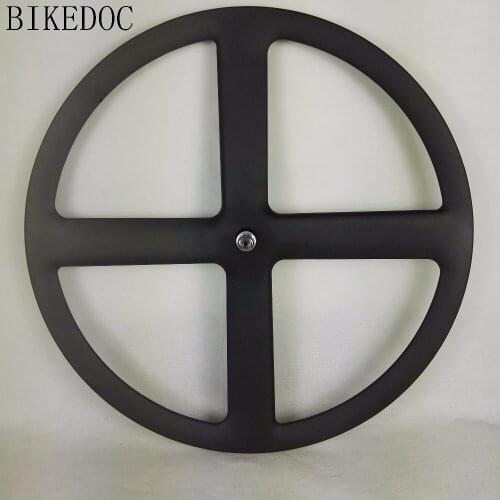 BIKEDOC 700c 4 spoke carbon wheels fixie carbon wheelset four spoke fixed gear carbon wheels