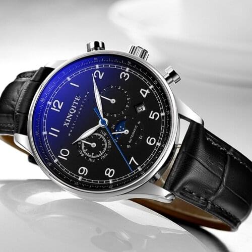 2020 New XINQITE Mens Watches Top Brand Luxury High Quality Automatic Mechanical Sports Watch Men Tourbillon Watch Waterproof Cl