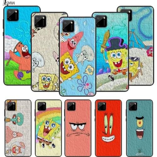 Cute Japanese Anime Friends Baby For OPPO Realme Narzo 20 C2/3/11/12/15/17 X2 X3 X7 XT X50 Q2i V3 V5 V15 Pro Black Phone Case