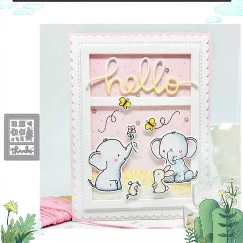 Flowers, grass, windows, households Metal Cutting Dies for DIY Scrapbooking Album Paper Cards Decorative Crafts Embossing Die Cu