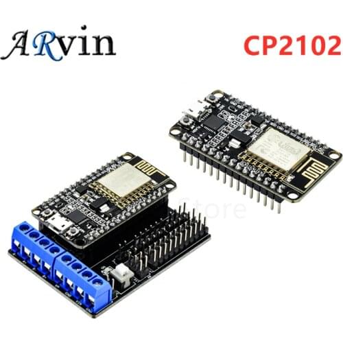 Node MCU Development Kit V3 CP2102 NodeMCU+Motor Shield Wifi Esp8266 Esp-12e diy rc toy remote control Lua IoT smart car L293D