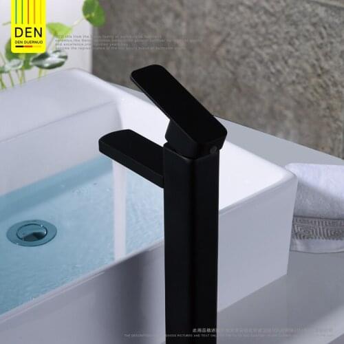 DUERNUO Black Bath Faucets